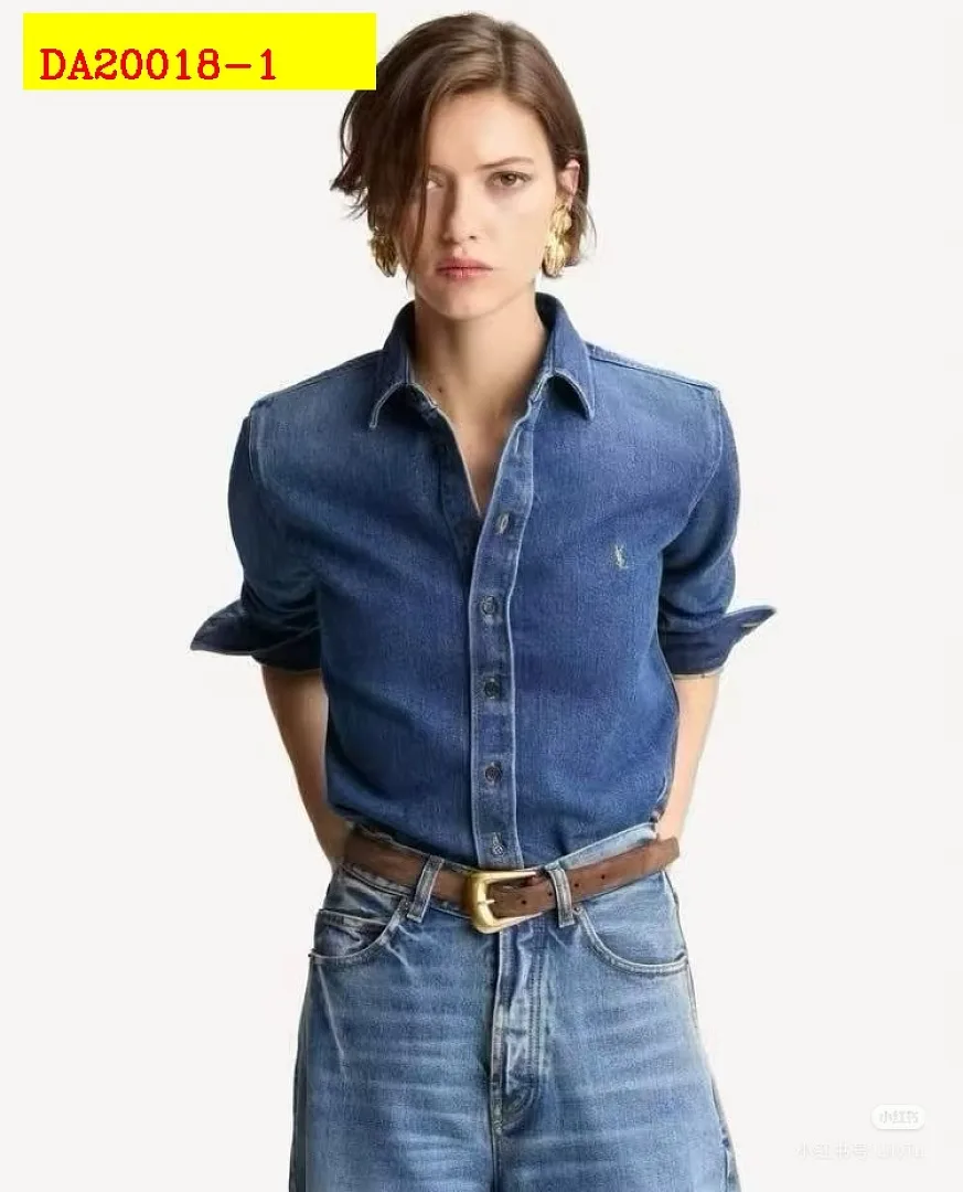 YSL Saint Laurent 26AW Vintage Short Denim Jacket