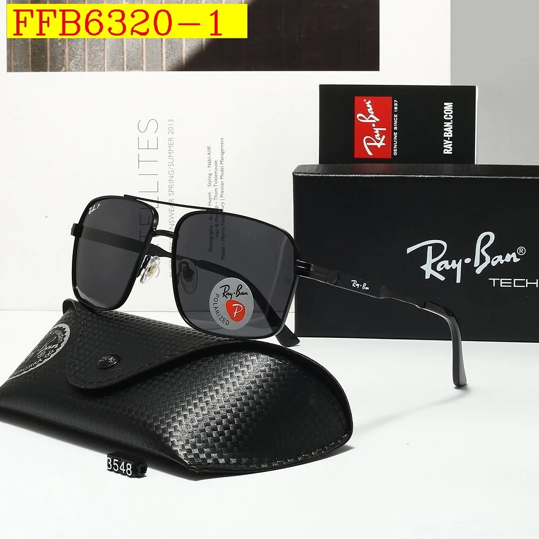 Ray Ban Double Bridge Square Polarized Sunglasses