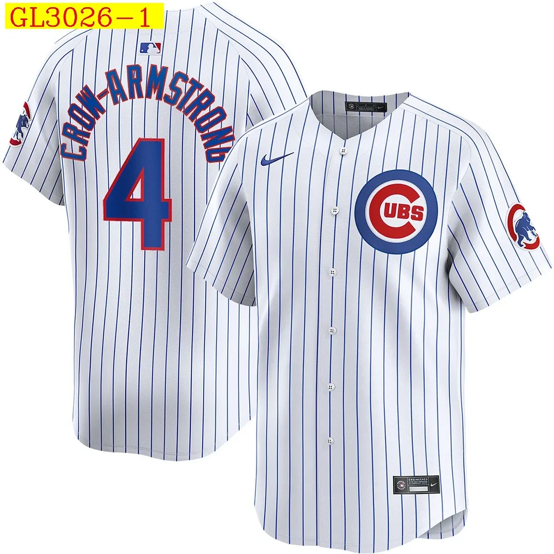 Nike Chicago Cubs Crow Armstrong 4 Baseball Jersey