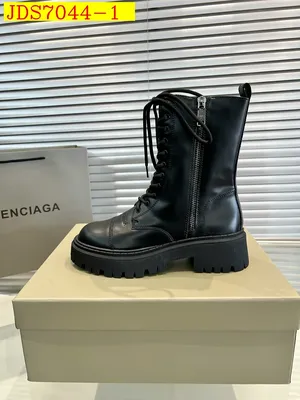Balenciaga Side Zip Combat Boots