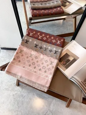 LV Scarf Material Cashmere