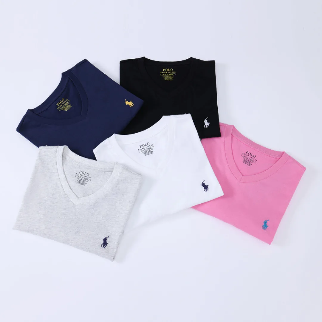 Ralph Lauren JT04 V Neck Short Sleeve T Shirt