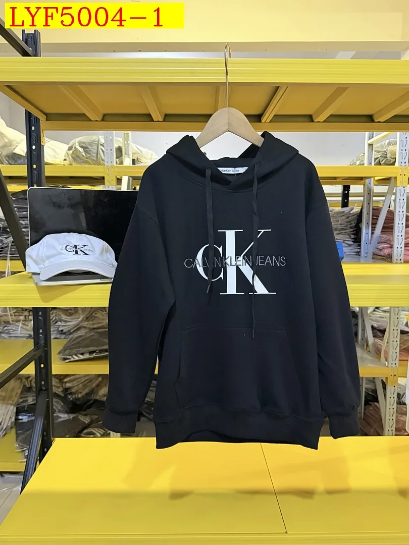 Calvin Klein Jeans Logo Embroidered Hoodie