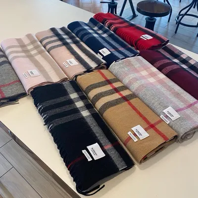 Burberry Classic Check Tassel Warm Scarf