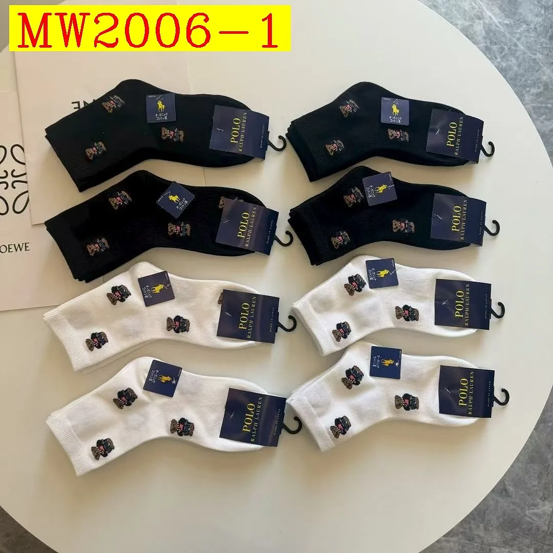 Ralph Lauren socks 8 pairs for kids cotton S 4-8 year M 9-12