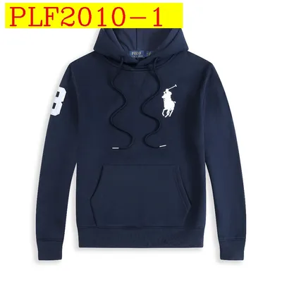 Polo Ralph Lauren Big Pony Logo Hoodie Pullover Pocket Sweatshirt