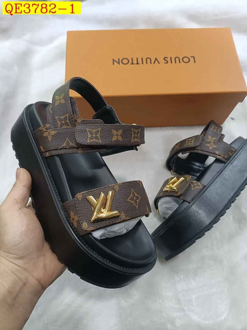 LV Louis Vuitton 2025 Early Spring New Slippers Mold Outsole platform