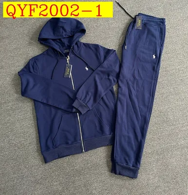Ralph Lauren Cotton Tracksuit Zip Hoodie And Sweatpants 2 Piece Set