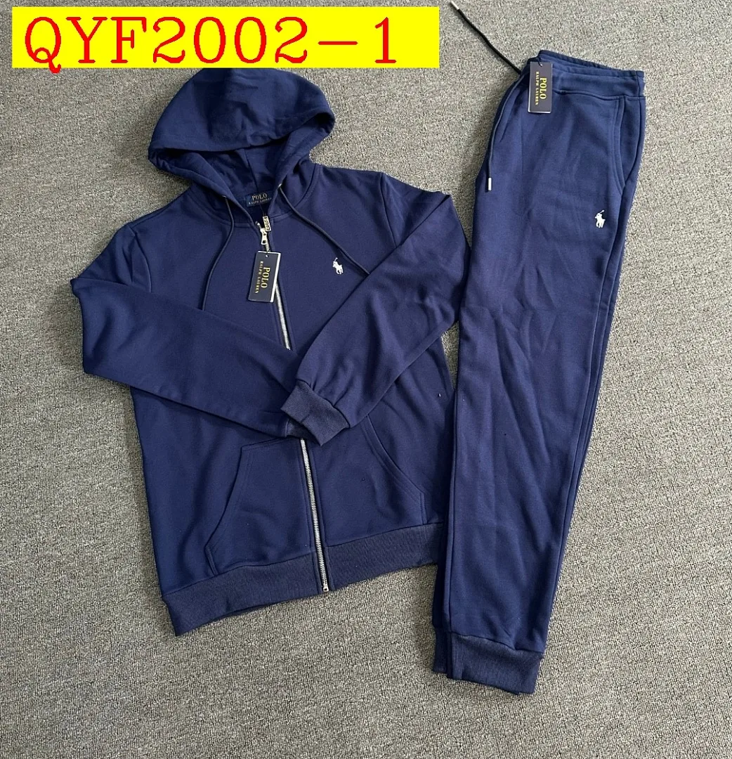 Ralph Lauren Cotton Tracksuit Zip Hoodie And Sweatpants 2 Piece Set
