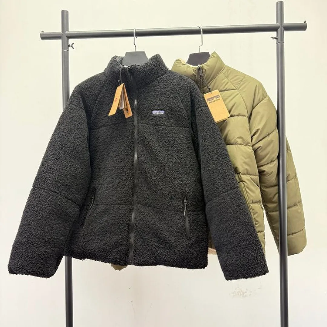 Patagonia Unisex Double Sided Fleece Stand Collar Warm Jacket