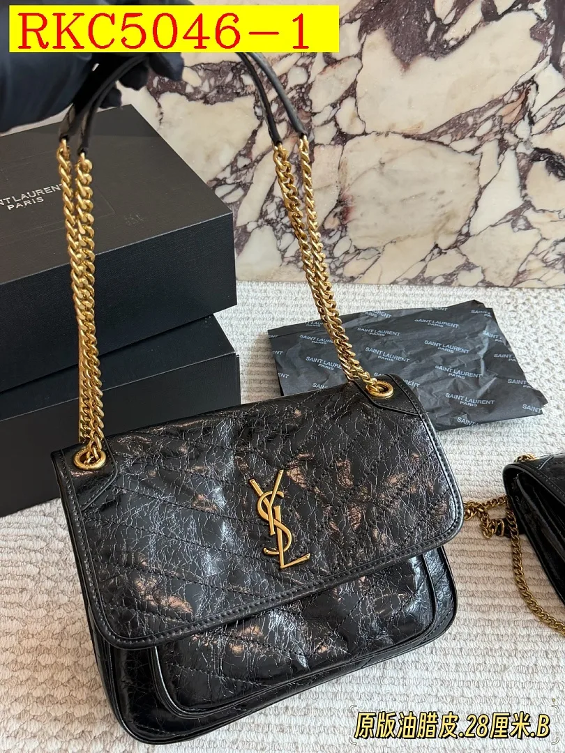 YSL niki Shoulder bag S 22x18cm M 28x22cm