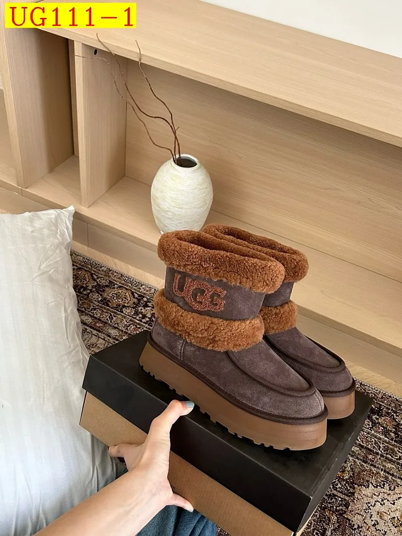 UGG Boot Platform three point five Sheep Skin Sheep Woo