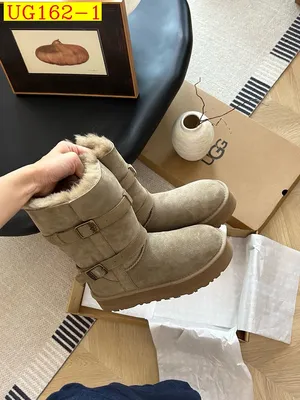 new_dh UGG Boot Platform three poi five cm Leather Wool