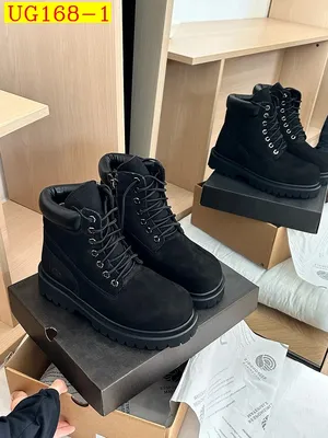 new_dh UGG Boot platform 4cm Leather Wool