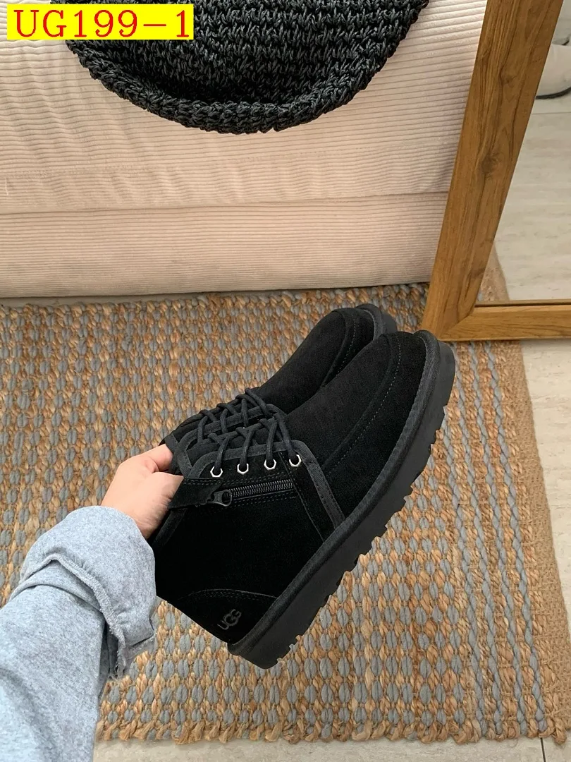new_dh UGG Boot Leather Wool