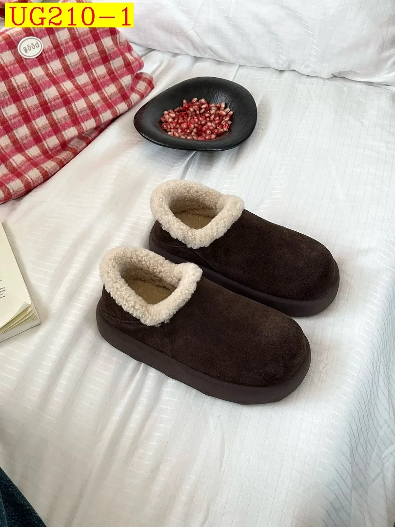 new_dh UGG Boot platform 3cm Leather Wool