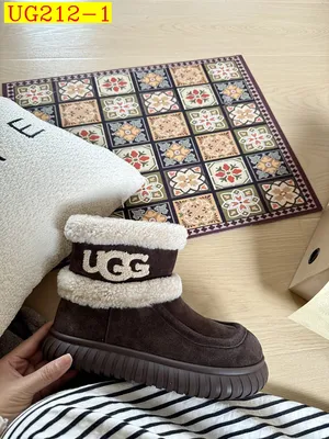 new_dh UGG Boot platform 3cm Leather Wool