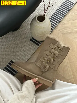 new_dh UGG Boot Leather Wool