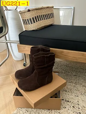 new_dh UGG Boot platform 1cm Leather Wool