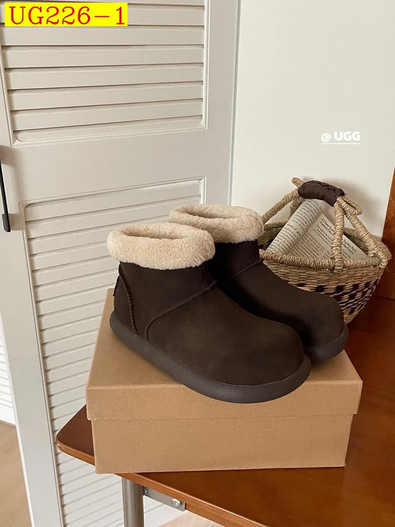 new_dh UGG Boot Leather Wool