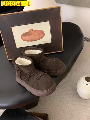 new_dh UGG Boot platform 4cm Leather Wool
