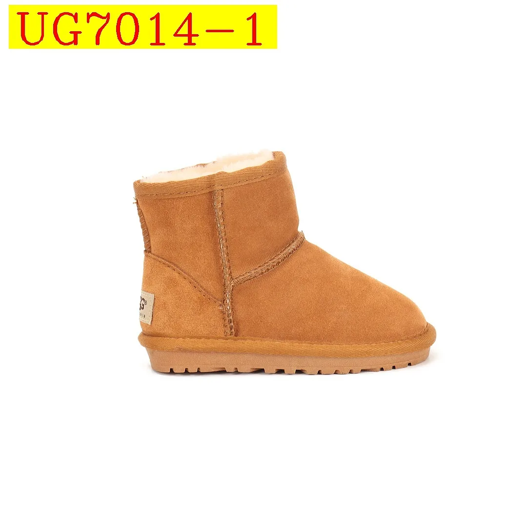 UGG Kids Classic Mini Sheepskin Boots Fur Lined Winter Snow Boots