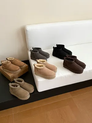UGG Classic Mini Platform 3cm Winter Boots Sheepskin
