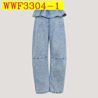 Adidas Denim Jeans 0624 Casual Straight Pants