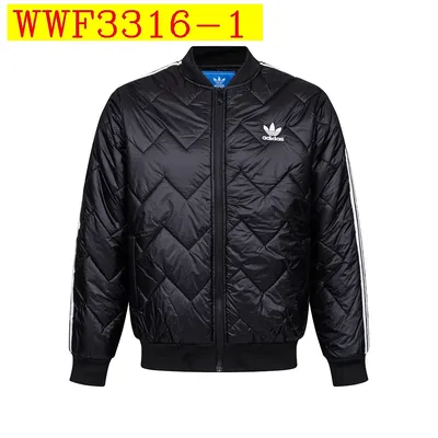 Adidas Trefoil Quilted Padded Bomber Jacket Unisex