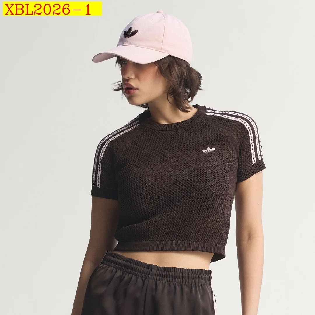 adidas Originals Knitted Crochet Cali T-Shirt