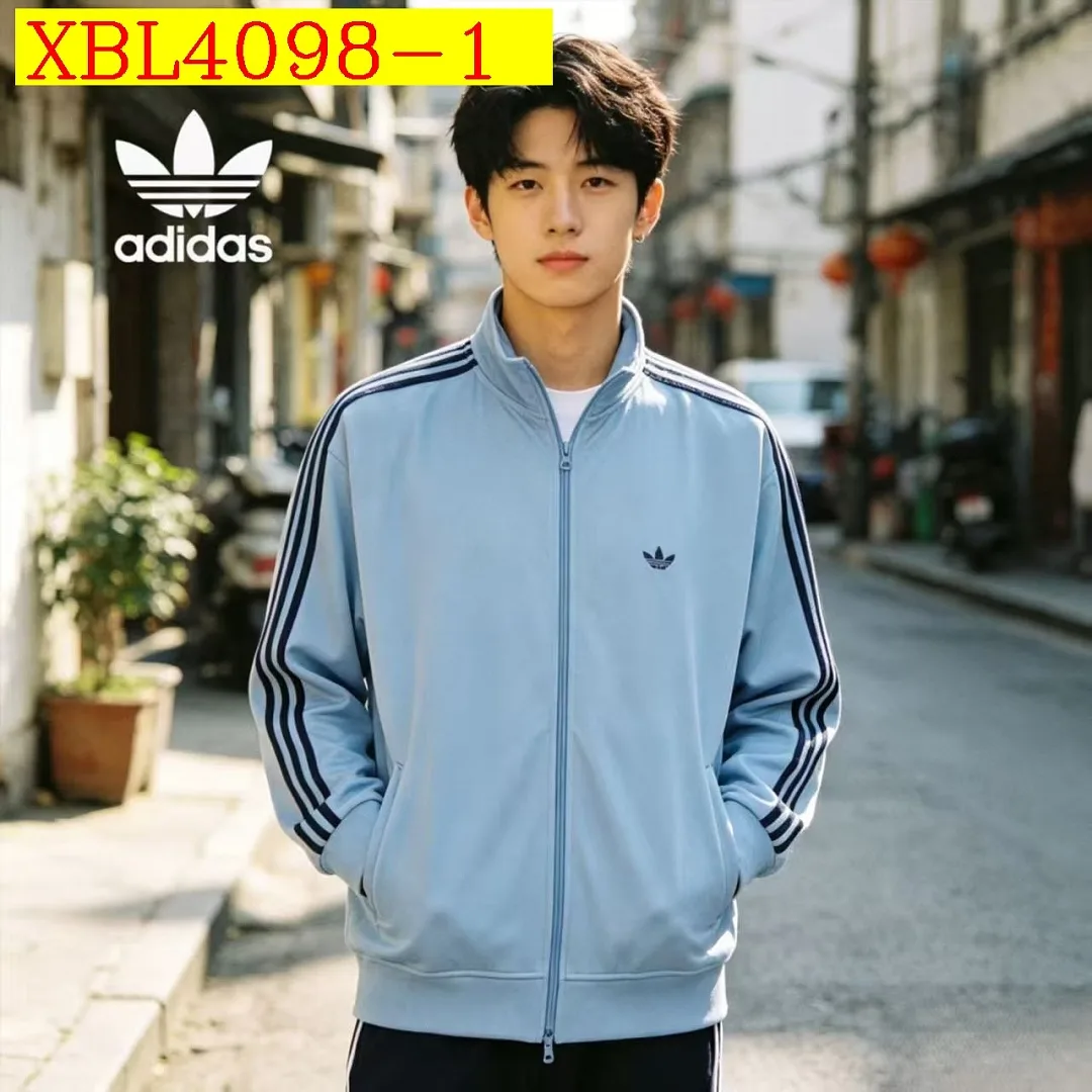 adidas Trefoil Unisex Embroidered Taslon Thin Sweatshirt