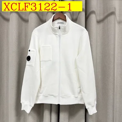 C.P.Company Lens Series Stand Collar Zip Fleece Sweatshirt Jacket