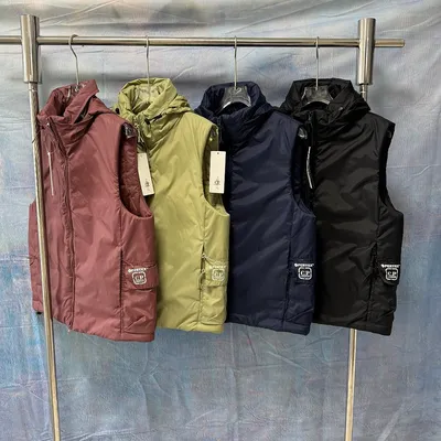 C P Company Hooded Padded Functional Vest
