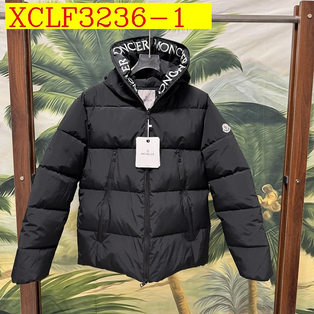 Moncler Montcla Logo Tape Hooded Puffer Jacket