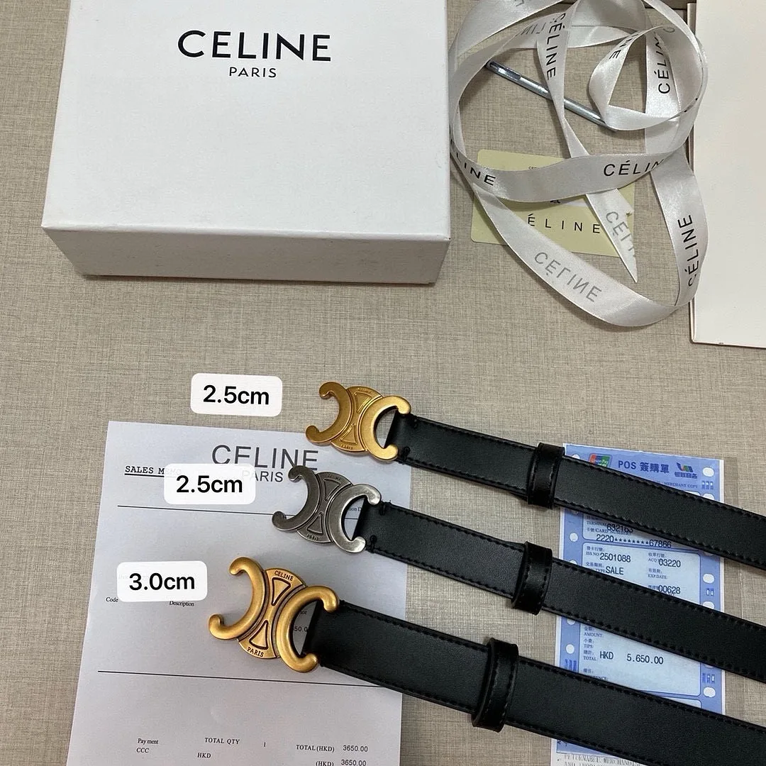 Celine belt real Leather