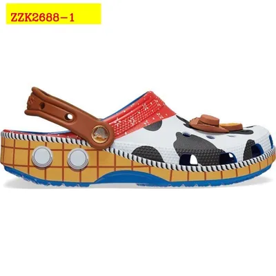Crocs Toy Story Woody Cow Print EVA Clogs Sandals For Kids And Adults